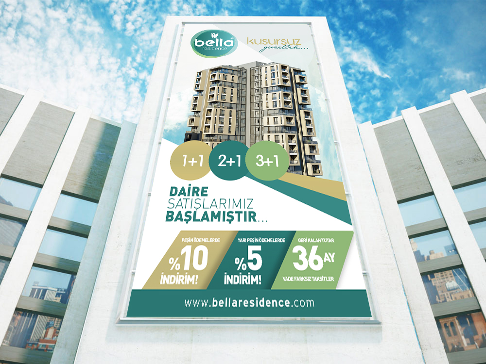 BELLA RESIDENCE SATIŞ KAMPANYASI